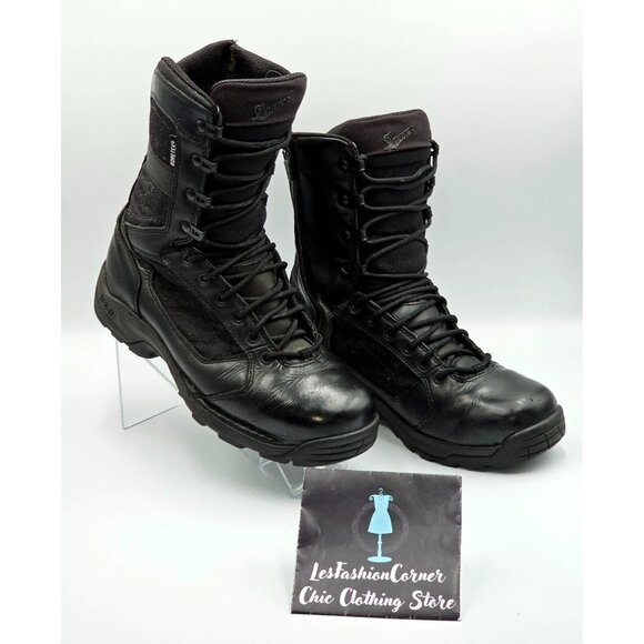 Danner Men's Black Leather Striker Torrent 8" Side-Zip Tactical Boots Sz 7 2186 - Picture 4 of 16